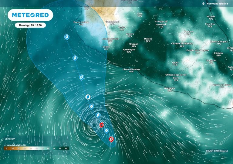 Cambios en el comportamiento del hurac&aacute;n Vance: se acercar&aacute; a costas a finales de octubre con lluvias, viento y oleaje