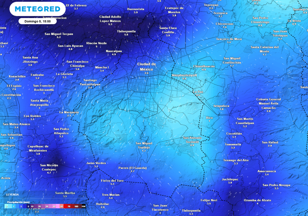 lluvia Se mantiene la posibilidad de fuertes tormentas que podrian dejar acumulados mayores a 30 mm a lo largo de este fin de semana.