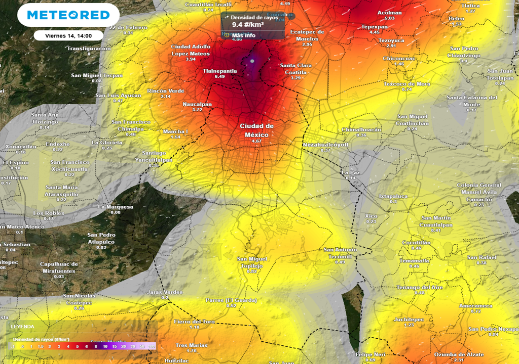 tormentas Fuertes tormentas afectarán este fin de semana a la capital, estarán acompañadas de abundantes descargas eléctricas.