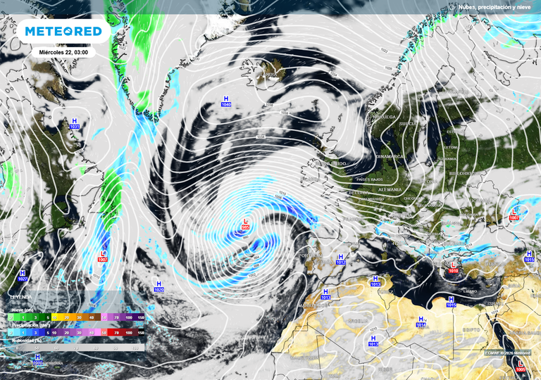 Cambios en Espa&ntilde;a la pr&oacute;xima semana: emergen una borrasca y un anticicl&oacute;n an&oacute;malos en los mapas