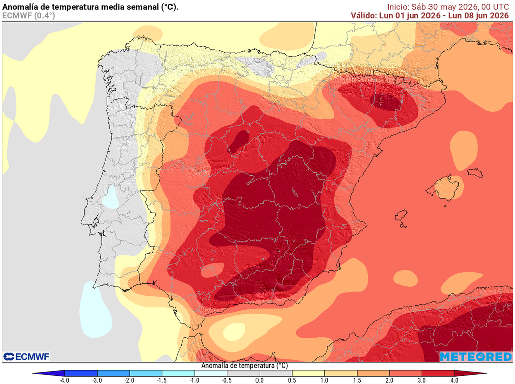 Aunque bajarán las temperaturas, en el centro y sur seguirán situándose por encima de la media de esta época del año.