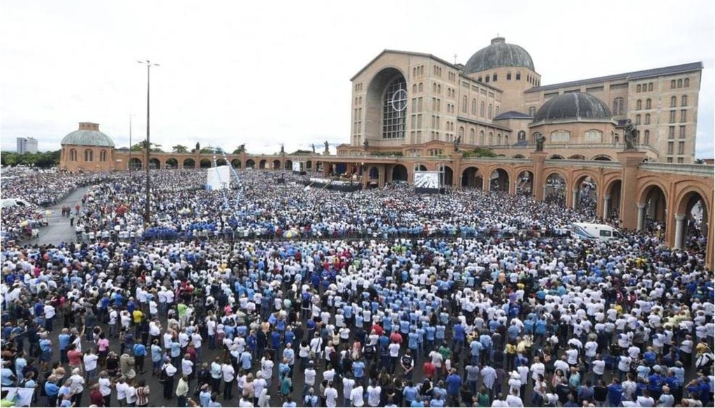 Brasil torna oficial o Caminho da Fé, rota de peregrinação até o Santuário de Nossa Senhora Aparecida no município de Aparecida, em São Paulo. Crédito: Divulgação.