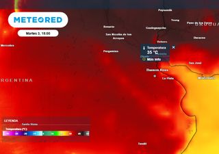 Camino a la tercera ola de calor en el AMBA: temperaturas de 35 °C y cuándo llega el alivio con tormentas