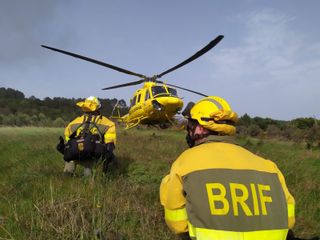 Campaña de lucha contra incendios forestales 2021 en España
