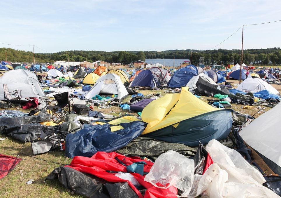 Los festivales pueden generar muchos residuos