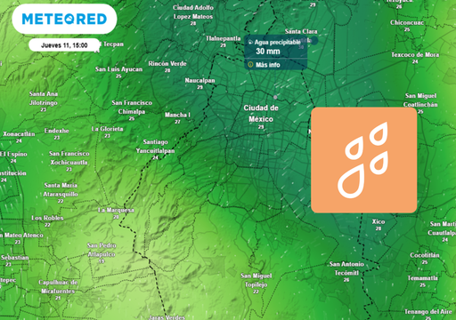 Canal de baja presi&oacute;n y abundante ingreso de humedad da paso a fuertes tormentas en la CDMX, este jueves 11 de junio