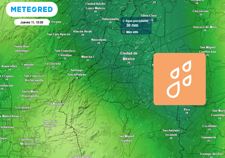 Vaguada y abundante ingreso de humedad da paso a fuertes tormentas en la CDMX, este jueves 11 de junio
