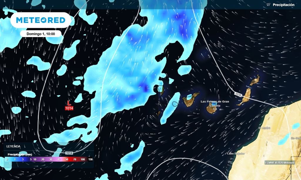 La presencia de altas presiones en el entorno de Canarias garantizará la estabilidad atmosférica en el archipiélago hasta el próximo sábado, 31 de octubre, en que el tiempo se volverá borrascoso.