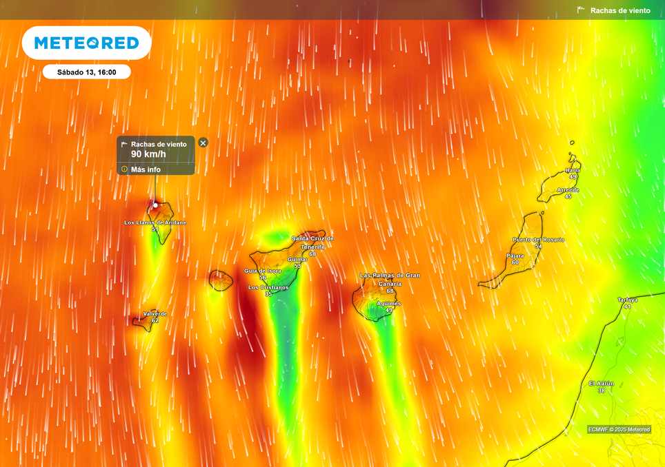 Rachas de Viento en Canarias Rachas de Viento en Canarias