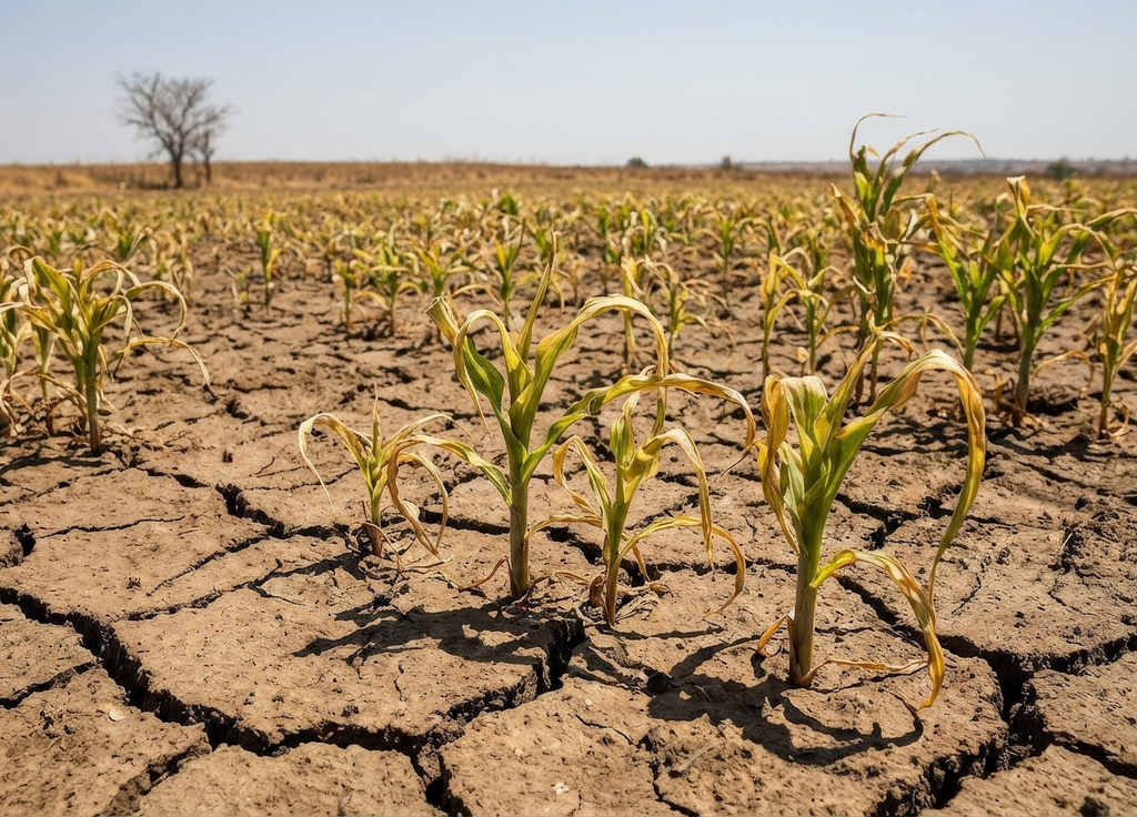Lorsque les plantes se dessèchent, l'évapotranspiration et son effet rafraîchissant cessent Lorsque les plantes se dessèchent, l'évapotranspiration et son effet rafraîchissant cessent