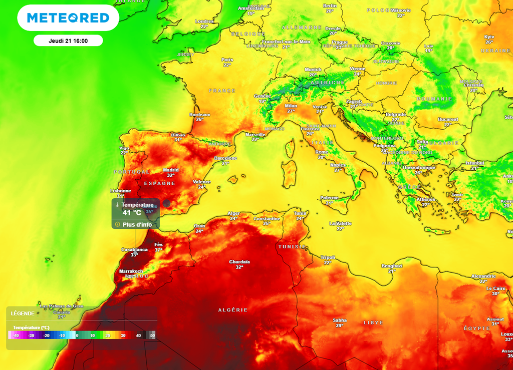 Dès jeudi, des pointes à plus de 40°C seront possibles au Maroc.