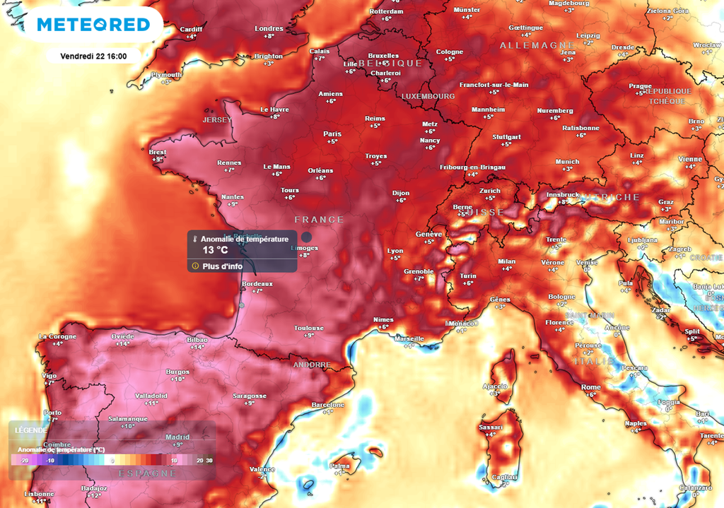 Vendredi après-midi, des pointes à 35°C seront possibles en Aquitaine.