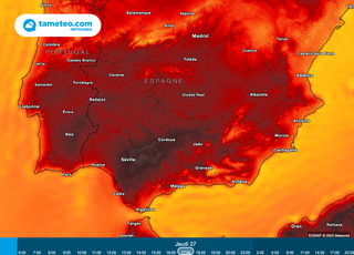 Canicule et 40°C en Espagne : vers une envolée des températures en France !