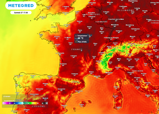 Canicule historique en France : d&eacute;couvrez r&eacute;gion par r&eacute;gion quand les temp&eacute;ratures vont (enfin) baisser