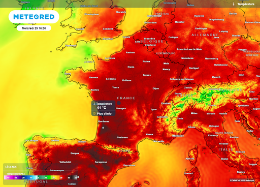 Canicule : jusqu'&agrave; 42&deg;C en France d&egrave;s mercredi, d&eacute;couvrez quelles seront les r&eacute;gions les plus touch&eacute;es