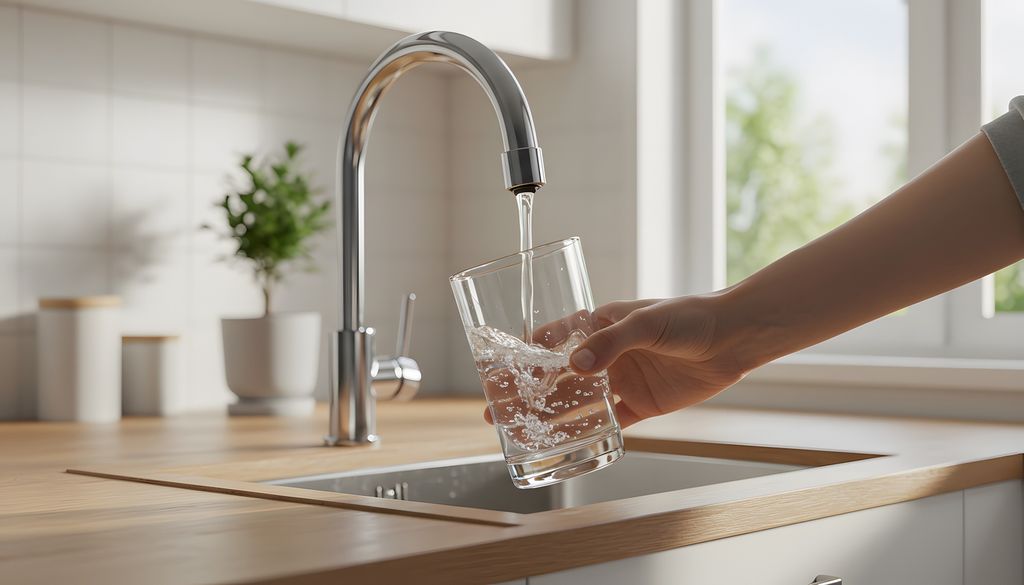 Eau robinet L'eau du robinet devient de plus en plus chaude en raison des canicules successives, un phénomène qui s'accompagne d'un risque sanitaire
