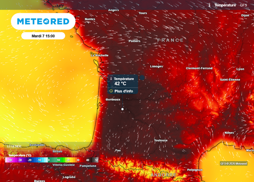 Canicule : les 40&deg;C de nouveau d&eacute;pass&eacute;s ce mardi en France !