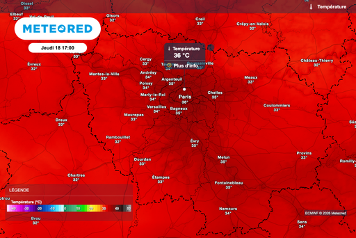 Canicule : Paris et la r&eacute;gion &Icirc;le-de-France sous une intense vague de chaleur. Vigilance orange d&egrave;s mercredi