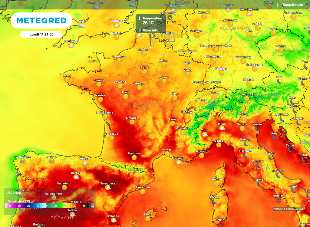 La chaleur sera durable sur la France. La chaleur sera durable sur la France.