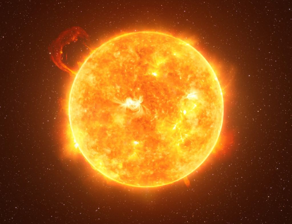 eruzione solare