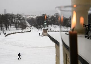 European capital freezes in winter as record negative temperatures are recorded