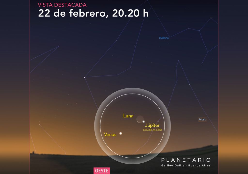 Carnaval 2023 fases de la Luna equinoccio Pascua Semana Santa eclipse Júpiter ocultación