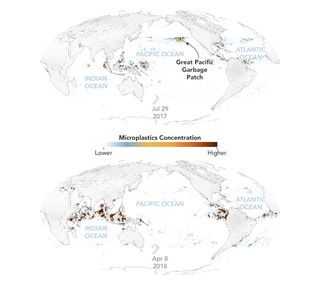 Cartografía de los microplásticos marinos