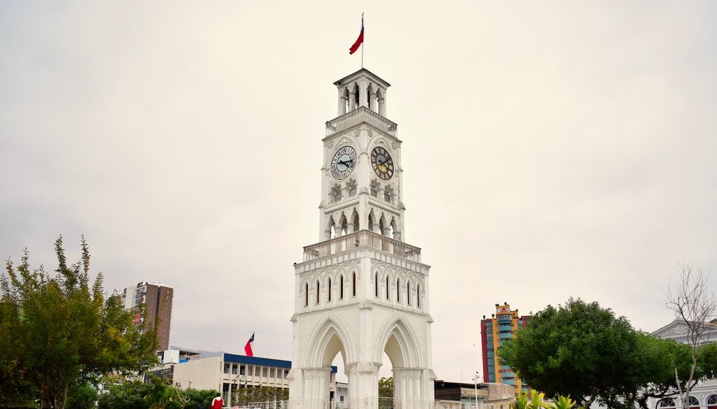 La Torre del Reloj es todo un símbolo urbano de Iquique.