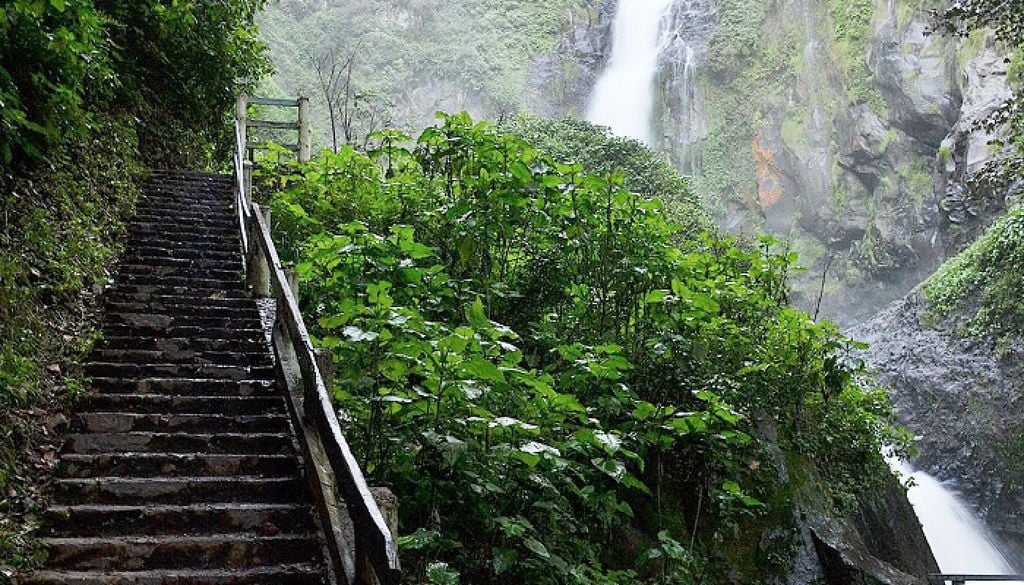 Subir los 365 escalones representa todo un reto. Imagen Turismo Puebla.