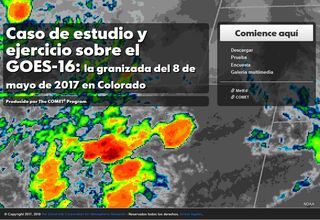 Caso de estudio: la granizada del 8 de mayo de 2017 en Colorado