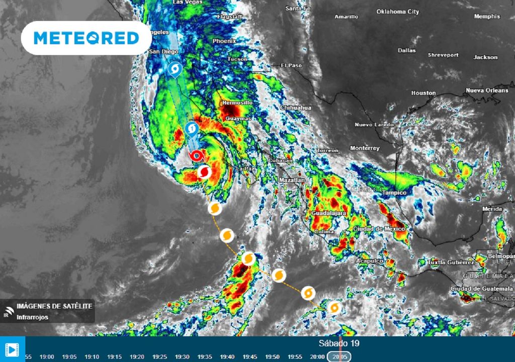 Hilary llegará a las Baja Califnornias