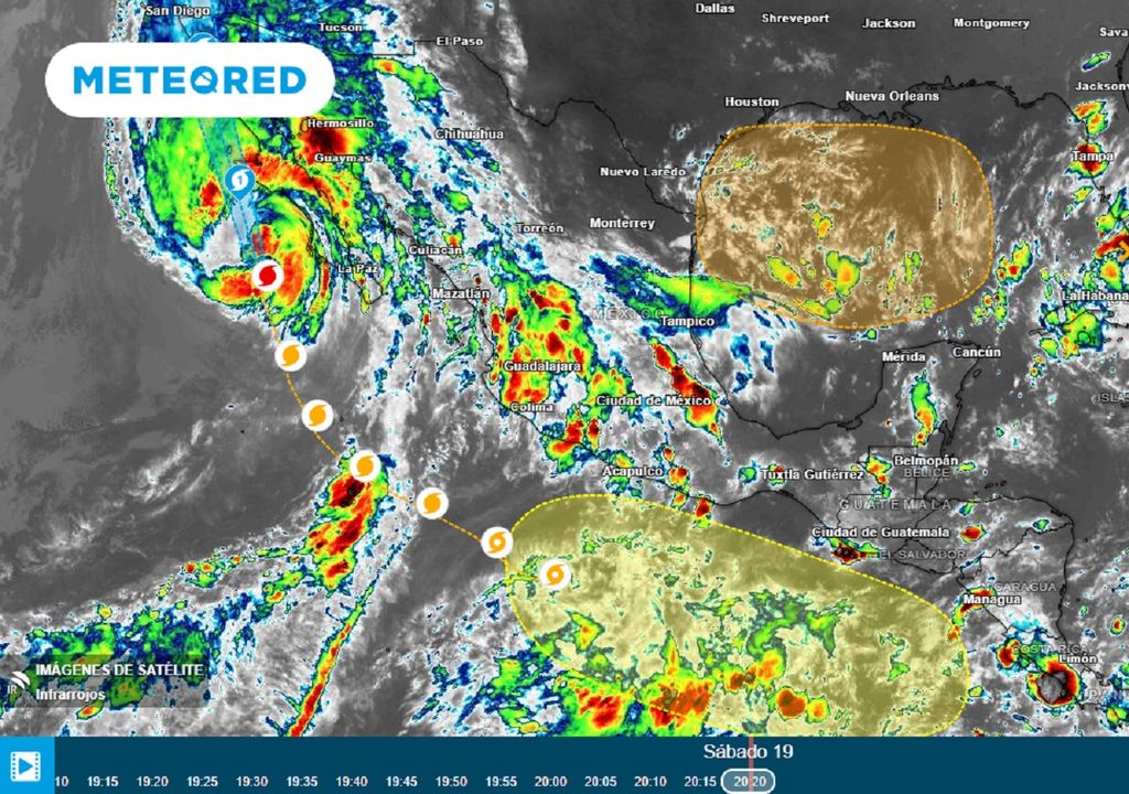 México rodeados de sistemas tropicales