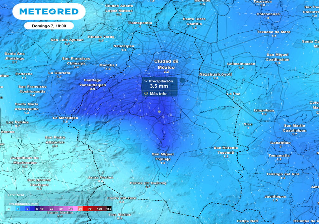 Se esperan lluvias fuertes a muy fuertes en la capital, especialmente durante la tarde y noche.