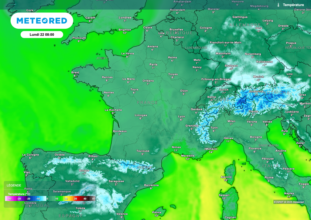 Le froid sera de retour lundi matin surtout dans le nord-est du pays.