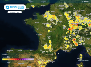 Ce dimanche en France : encore un risque d'orages parfois forts voire violents ? Découvrez les dernières prévisions