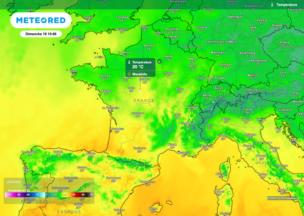 Douceur bien présente demain dimanche. Douceur bien présente demain dimanche.