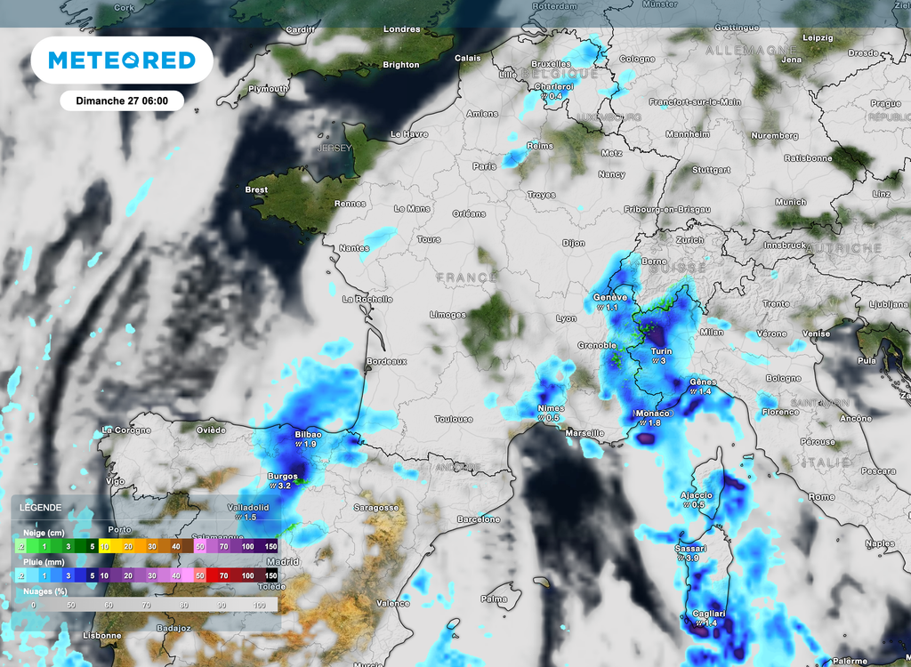 Beaucoup de grisailles et nuages bas en matinée voire de la pluie pour le sud-est. Beaucoup de grisailles et nuages bas en matinée voire de la pluie pour le sud-est.