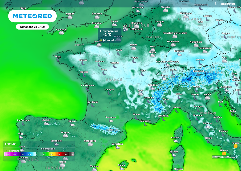 Des gelées encore fréquentes ce dimanche matin.
