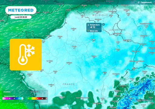 Ce lundi en France : une m&eacute;t&eacute;o encore plus froide. Voici les explications et pr&eacute;visions
