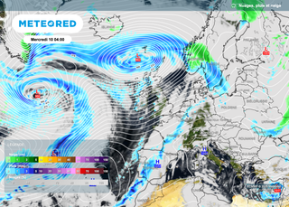 Ce mercredi 10 décembre, le 'mur' qui empêche les pluies d’atteindre la France va se briser ! Quelles conséquences ? 