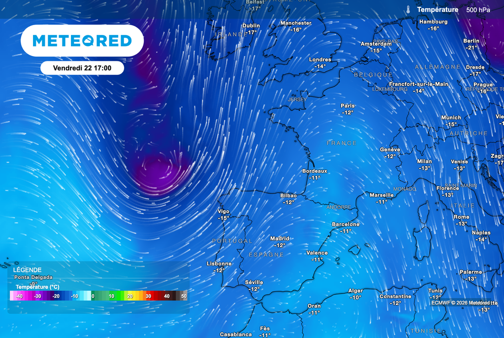 Une goutte froide pourrait provoquer des orages le week-end prochain !