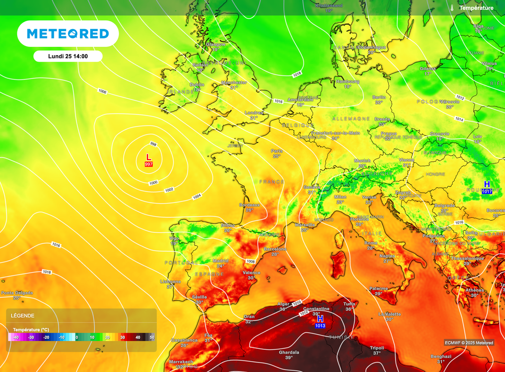 Un air modérément chaud va s'inviter la semaine prochaine en France.