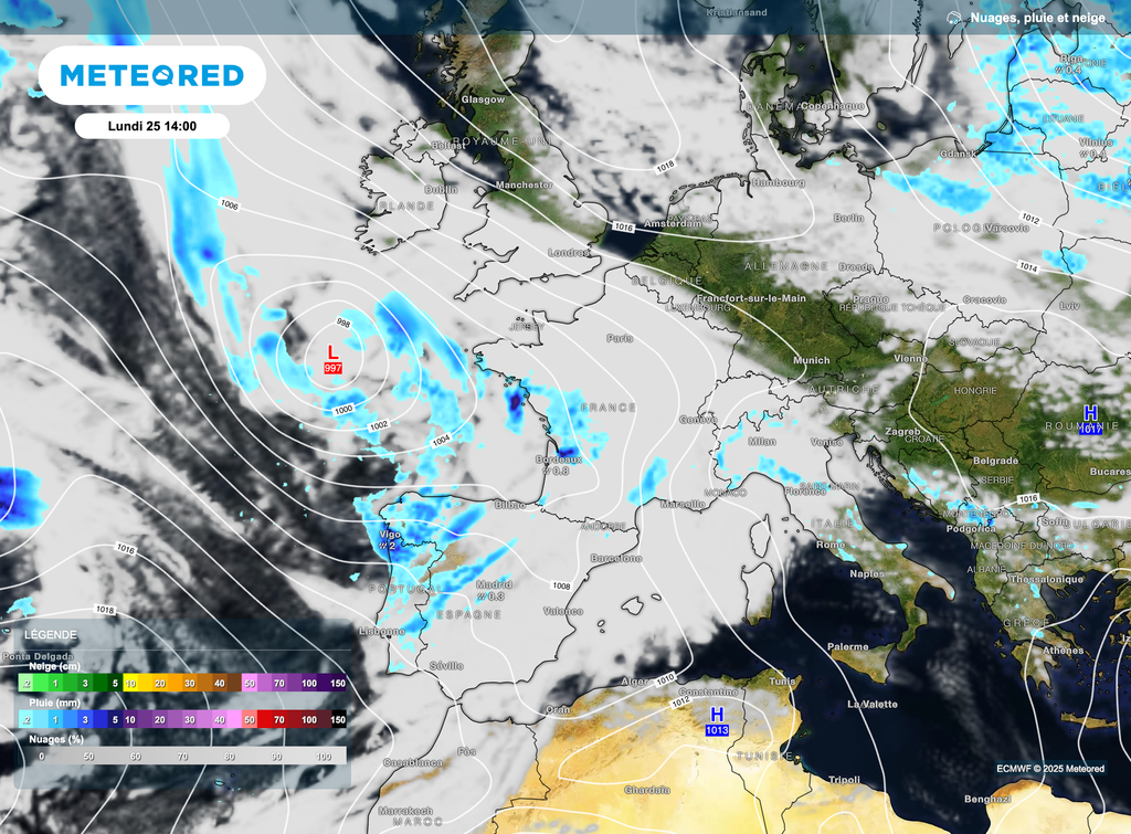 Une dépression va influencer la météo en début de semaine prochaine.