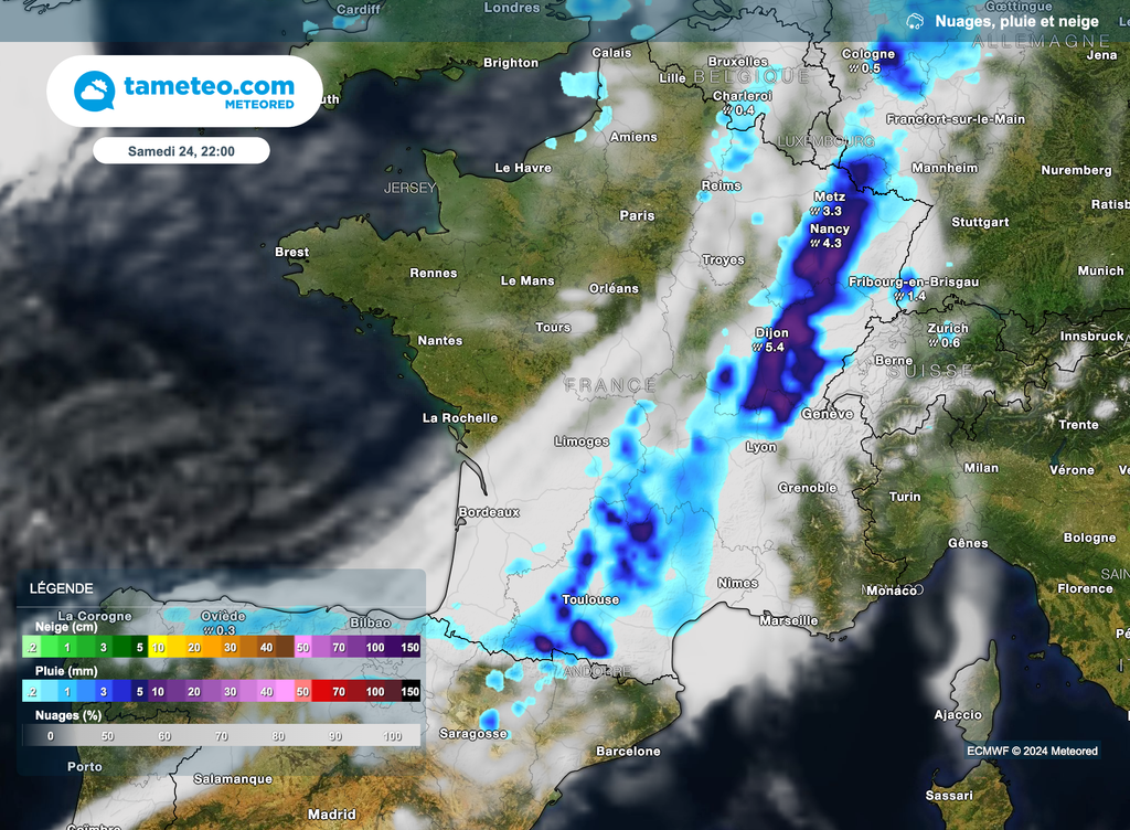 La nuit de samedi à dimanche pourra encore se montrer orageuse.