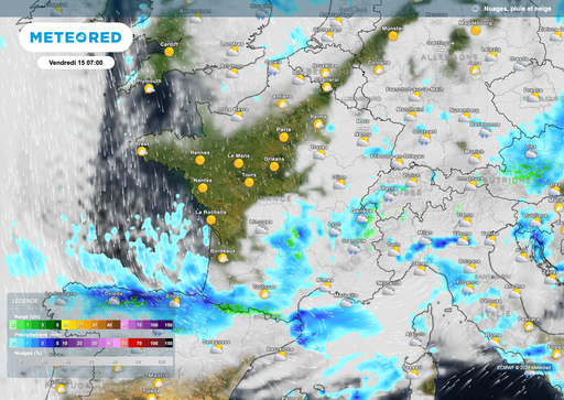 Ce vendredi : une m&eacute;t&eacute;o encore pluvieuse ou bien un temps plus sec et doux ?