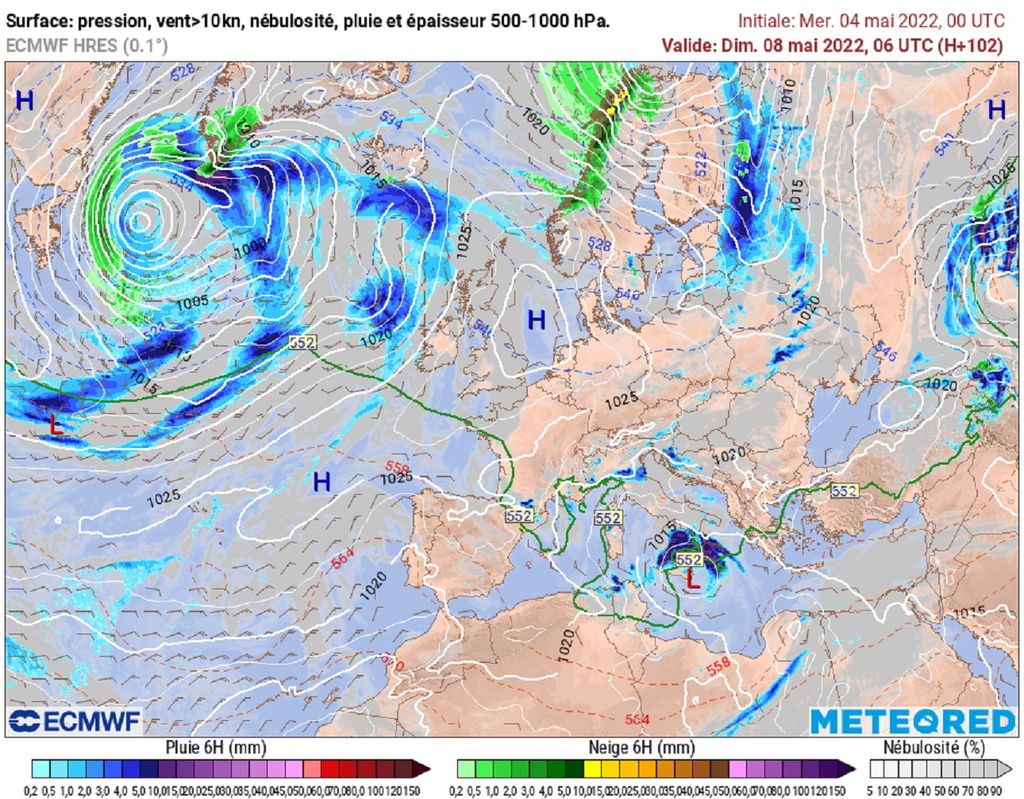 Sous l'effet de l'anticyclone se renforçant ce week-end, le temps s'annonce de plus en plus ensoleillé.