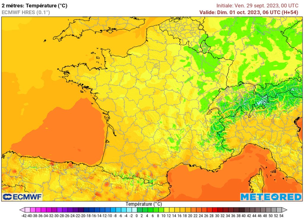 La fraîcheur gagne le quart Nord-Est pour dimanche matin. Petites laines et gilets sont à prévoir.