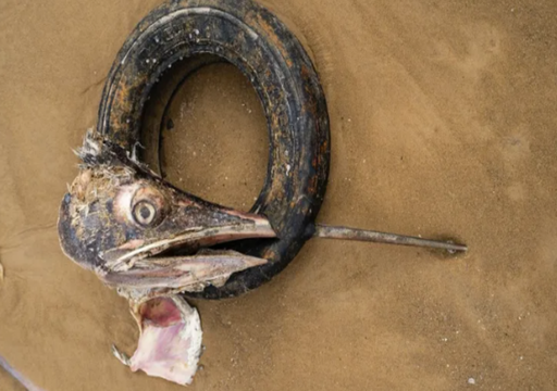 Cena chocante de marlim morto por resíduo no mar reacende debate ambiental em SC