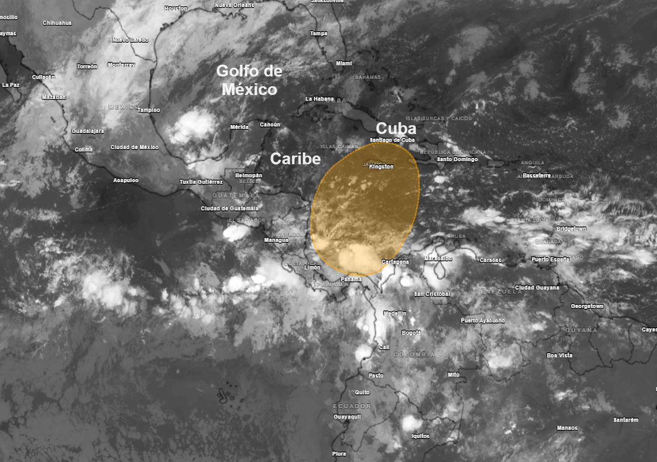 El Centro Nacional de Huracanes vigila una baja tropical en el Caribe