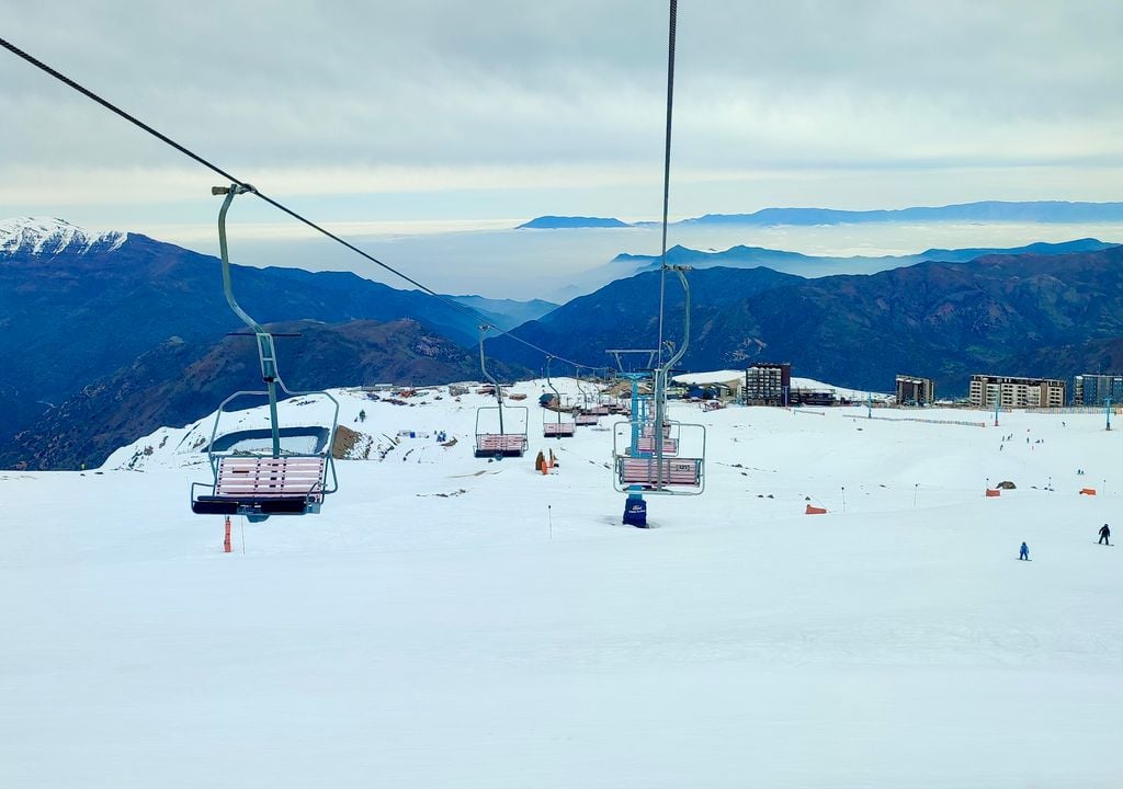 Centro de esquí El Colorado, Región Metropolitana, Chile.